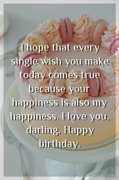 birthday message to my lovely wife